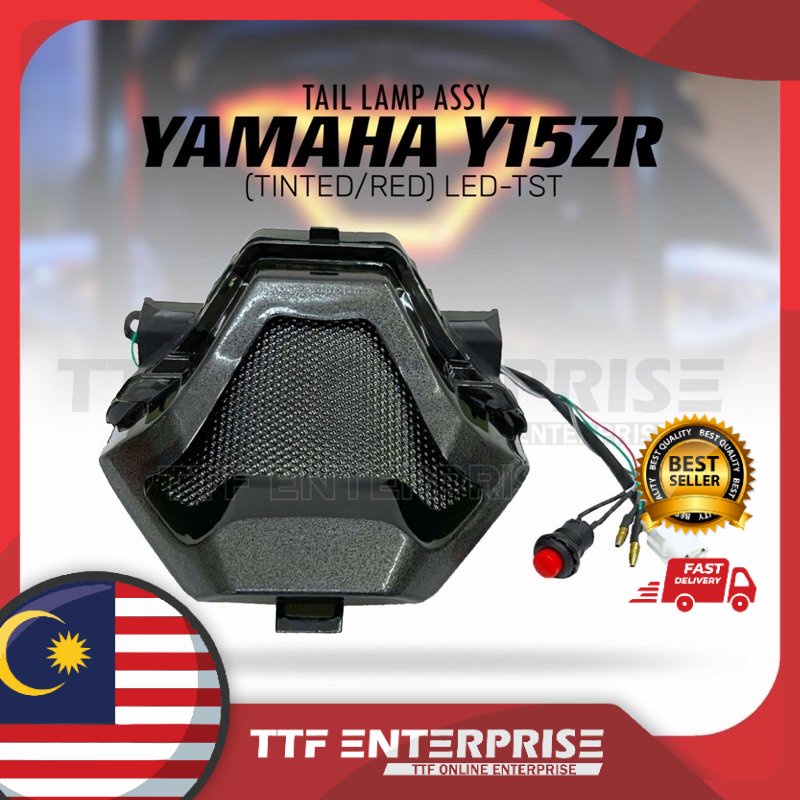 YAMAHA Y15ZR LED TAIL LAMP ASSY - TST (TINTED/RED) LED TST YSUKU Y15 Y15Z Y15ZR YZF R25