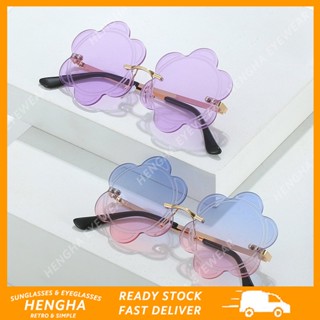 (HENGHA) แว่นตากันแดดแฟชั่น ไล่โทนสี สีแคนดี้ สไตล์เกาหลี