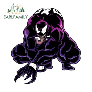 Earlfamily สติกเกอร์ ลายกราฟฟิตี้ Venom 13 ซม. x 12.0 ซม. สําหรับตกแต่งตู้เย็น รถยนต์