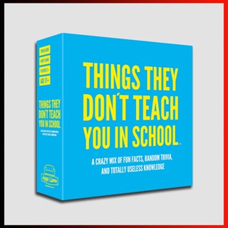 ของเล่นเกม Hygge Games Things They Dont Teach You in School Party Trivia Game