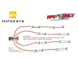 Matek LED ในชุดมี บอร์ด 2812LED และ 4x4 LED 2812ARM และ 4x6 LED 2812ARM ทั้งหมด 9 ชิ้น