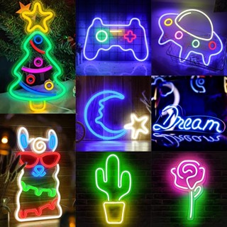 ป้ายไฟนีออน Led อะคริลิค ลายเกม Just Relax Welcome Hello Night สําหรับแขวนตกแต่งผนังห้อง