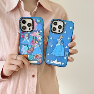 Disney Casetify เคสโทรศัพท์มือถือ กันกระแทก ลายการ์ตูนเจ้าหญิงดิสนีย์ ซินเดอเรลล่า สําหรับ IPhone11 12 I13 ProMax I14 Pro