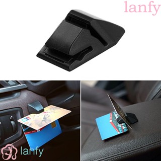 Lanfy แคลมป์หนีบแดชบอร์ด บัตรจอดรถยนต์ แบบตั้งโต๊ะ