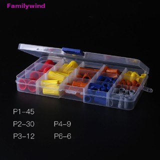 Familywind&gt; ฝาครอบสกรูเชื่อมต่อสายไฟ พร้อมสปริง 102 ชิ้น