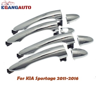 มือจับประตูรถยนต์ โครเมี่ยม ด้านหน้า ด้านหลัง ซ้าย ขวา สําหรับ KIA Sportage 2.0L 2.4L 2011 2012 2013 2014 2015 2016 82661-3W000