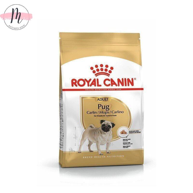 Royal Canin Pug Adult 3kg อาหารเม็ดสุนัขโต พันธุ์ปั๊ก อายุ 10 เดือนขึ้นไป (Dry Dog Food, โรยัล คานิน)(พร้อมส่ง!!!)