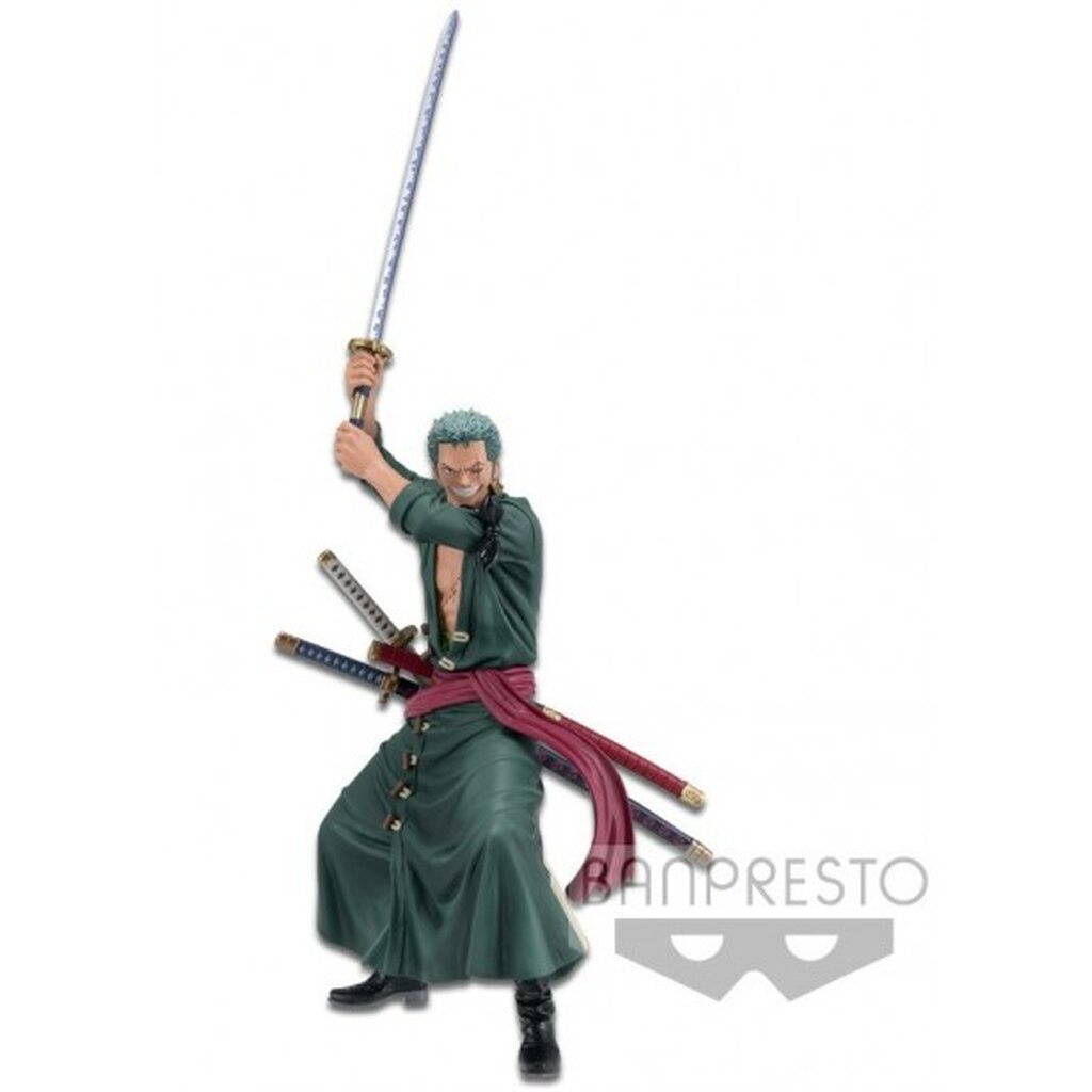 Zoro ของแท้ JP แมวทอง - Swordsmen Banpresto [โมเดลวันพีช]