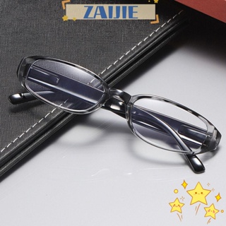 ZAIJIE +1.0~+4.0 Reading Glasses Vision Care Far Sight Eyewear Presbyopia Eyeglasses Women Portable PC Fashion Anti-UV Blue Rays/Multicolor