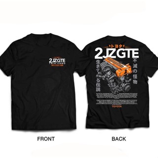 2023new tshirt👕💥 246-247  เสื้อยืดลาย TOYOTA 2JZ GTE สุดคูล... Made in Thailand คุณภาพเยี่ยม 🛒💝