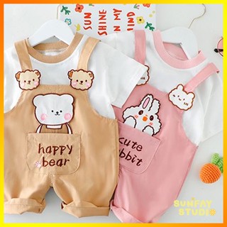 ใหม่พร้อมส่ง (  ทั้งชุด ) สำหรับเด็กทารกเเรกเกิด ชุดเด็กทารก ชุดเด็กจั๊ม เสื้อผ้าเด็กทารกเเรกเเกิด