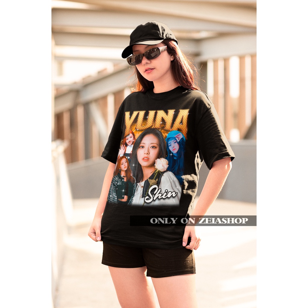 เสื้อยืด Itzy Yuna Retro 90s - เสื้อ Kpop - ของขวัญ Kpop สําหรับเธอหรือเขา - Itzy Midzy Tee - Itzy B