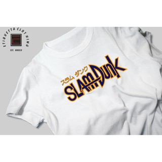 พร้อมส่ง Anime Shirt - Slamdunk - Title Logo การเปิดตัวผลิตภัณฑ์ใหม่ T-shirt