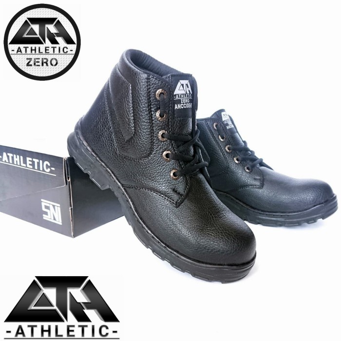 Safety Boots รองเท้าทํางาน Safety Boots ATH Safety Shoes - สีดํา, 39
