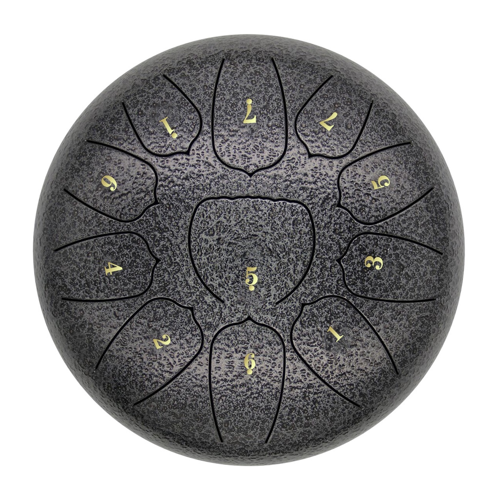 6 นิ้วกลองลิ้นเหล็ก 11 หมายเหตุ Handpan กลองกลอง Mallet Picks Percussion สําหรับสมาธิโยคะ
