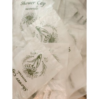 ผ้าเช็ดตัวและชุดคลุมอาบน้ำ หมวกคลุมผมอาบน้ำโรงแรม ใช้แล้วทิ้ง Shower cap บรรจุ 100 ชิ้น