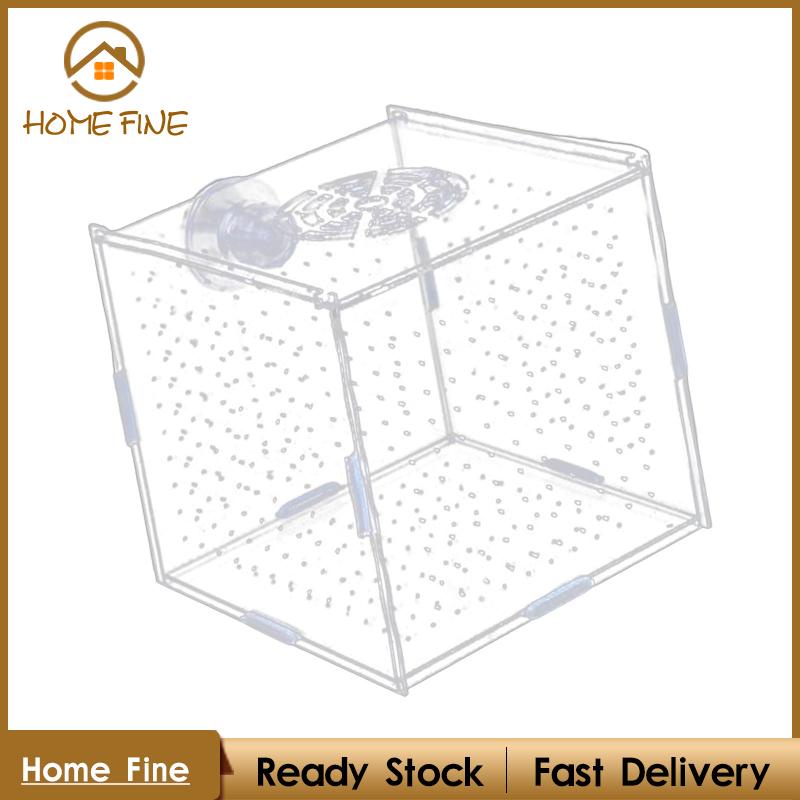 [Katharina _x ] Aquarium Box Clear Aquarium Supply สําหรับกุ ้ งทารกก ้ าวร ้ าว
