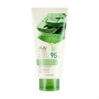 [The Face Shop] Jeju Aloe Fresh Soothing Gel เจลว่านหางจระเข้ ชนิดหลอด 300 มล.