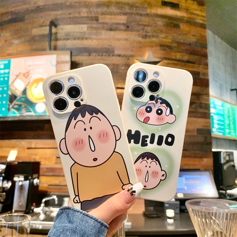 เคสโทรศัพท์มือถือแบบนิ่ม ลายการ์ตูนชินจัง สําหรับ Samsung A14 A34 A54 A32 5G A04S A23 4G A23 A21S A4