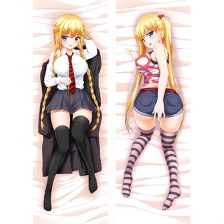 Oni Chichi Akitsuki Airi -Manamusume Kyousei Hatsujou ปลอกหมอน ลายอนิเมะ Dakimakura ขนาด 50x150 ซม. สําหรับกอดร่างกาย