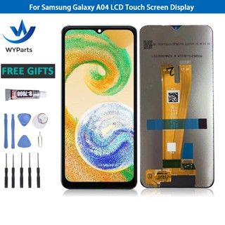 ชุดประกอบหน้าจอสัมผัสดิจิทัล LCD สําหรับ Samsung Galaxy A04 A045 A045F A045F/DS