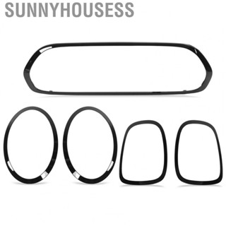 Sunnyhousess Headlight Taillight Bezel Cover High Strength  Scratch Grille Surround Trim for Car Accessories