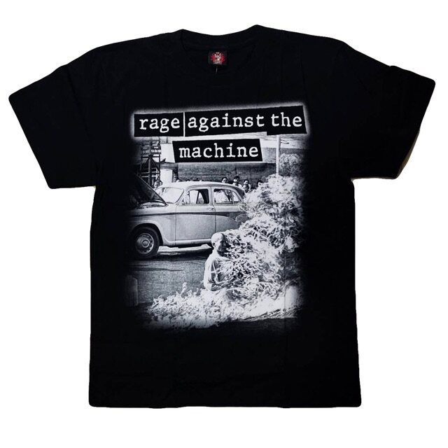 พร้อมส่ง เสื้อวง rage against the machine T-shirt