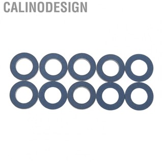 Calinodesign 10 Pcs Oil Drain Plug Washer 90430‑12031 Aluminium Oil Sump Drain Plug Gasket Set oil plug washer