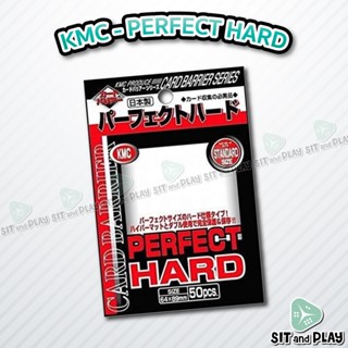 KMC - Card Barrier Perfect Hard ซองใส ซองใส่การ์ด ขนาดพอดี ซองชั้นในสุด แบบหนา ( 50 ซอง ) สำหรับ Pokemon/MTG/Digimon/...