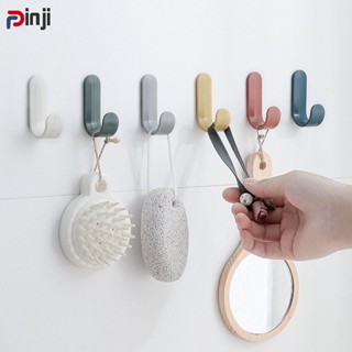 4Pcs/Set Self Adhesive Wall Hooks Home Storage Hangers  Wall Sticky Hooks