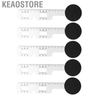 Keaostore Pupillary Distance Meter  5Pcs PD Ruler Good Coverage Easy Using 40-80mm  for Ophthalmology