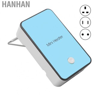 Hanhan 7.3X12.6X3.6cm Mini Heater Fast Heating Low Noise Miniwatt Blue Portable Desk Warmer With Rotating Bracket For Room Office