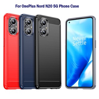 เคสโทรศัพท์มือถือคาร์บอน แบบนิ่ม ป้องกันการแตก สําหรับ 1+ OnePlus 7 7T 8 Pro 8T 5 5T 6 6T Nord N10 N20 5G N100 N200