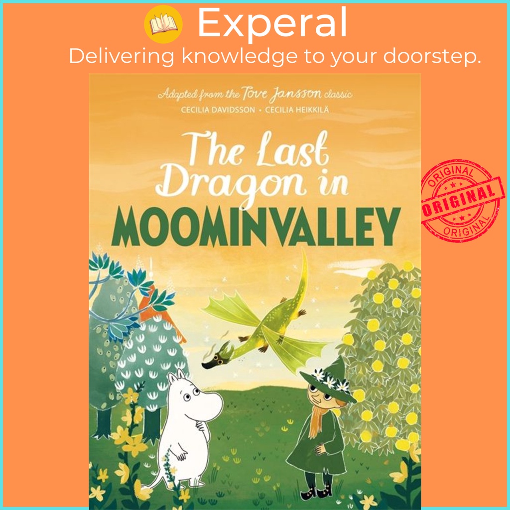 The Last Dragon ใน Moomley by Tove Jansson (ฉบับสหราชอาณาจักร ปกแข็ง)