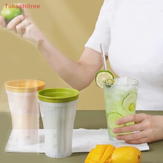 (Takashitree) Slushie Maker Cup Quick Freeze Magic Squeeze Cup Milkshake Cup Ice Cream Maker