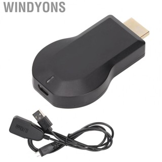 Windyons Adapter Mirroring Screen Real Time  Screen Dongle For TV For