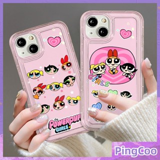 สำหรับ iPhone 11 เคสไอโฟนใสเคลือบเงา TPU กรอบรูปถุงลมนิรภัยเคสนิ่มกันกระแทกป้องกันกล้องน่ารักการ์ตูนหัวใจสาวเข้ากันได้กับ iPhone 14 13 Pro สูงสุด 12 Pro สูงสุด 11 xr