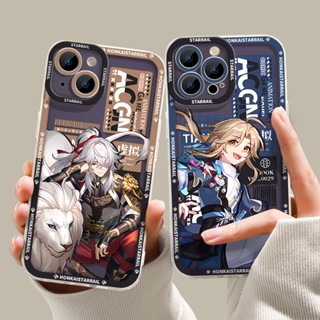 เคสโทรศัพท์มือถือ ซิลิโคนนิ่ม แบบใส กันกระแทก ลายรางดาวน่ารัก สําหรับ IPhone 14 Pro Max 13 12 11 Plus XS X XR 6 6s Mini