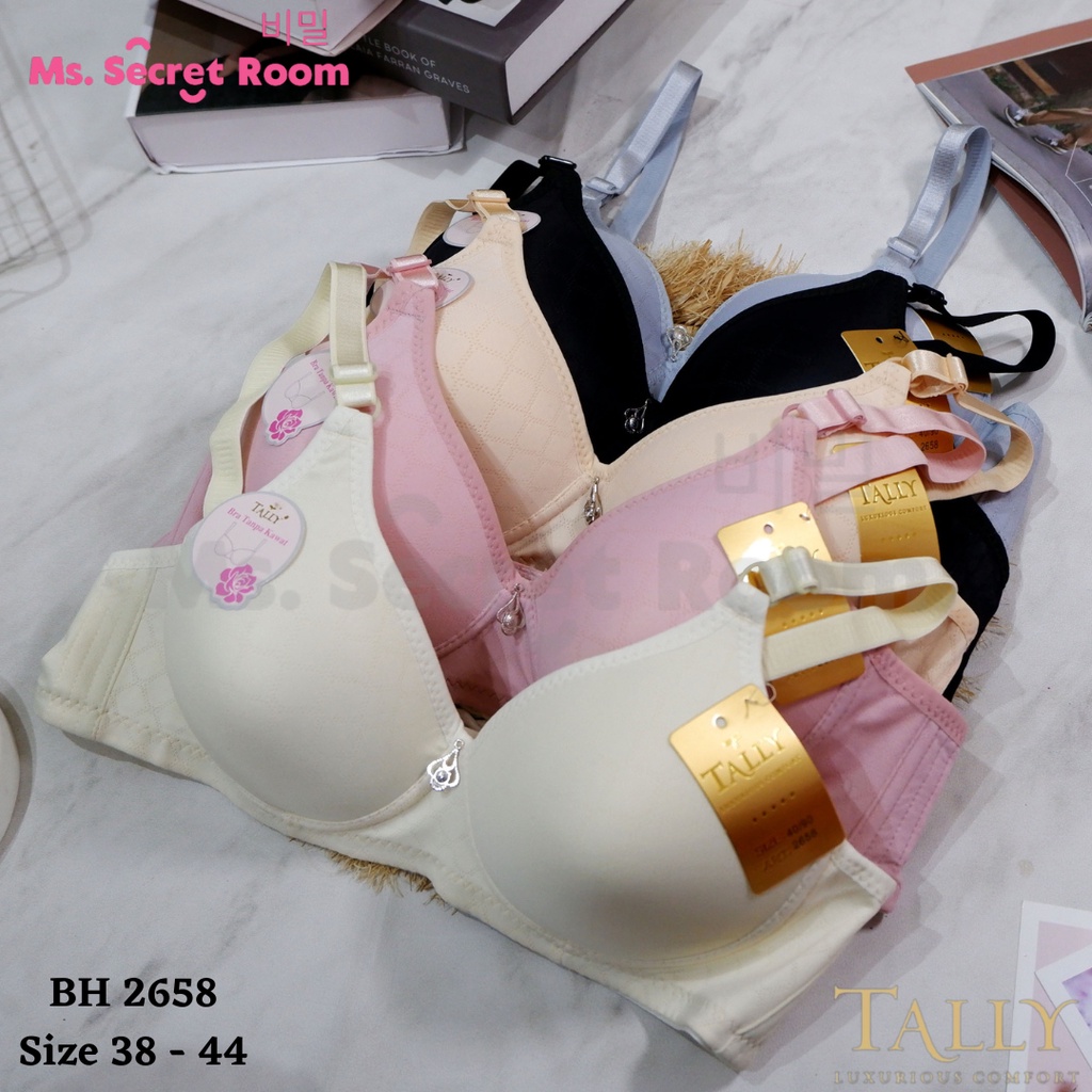 SALLY BRA BH 2658 I CUP BI THIN FOAM I WIRELESS I HOOK 3 I SIZE 38 - 44