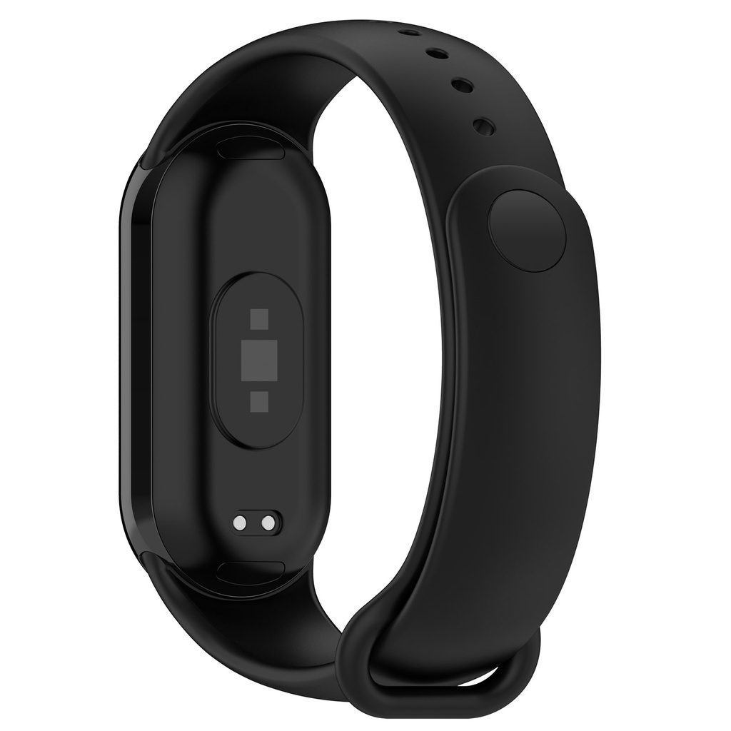 สายรัดเปลี่ยนสายรัดซิลิโคนสีสันสดใสสําหรับ Xiaomi MiBand 8 9 MiBand 8 9 Tracker Band Strap สายนาฬิกา