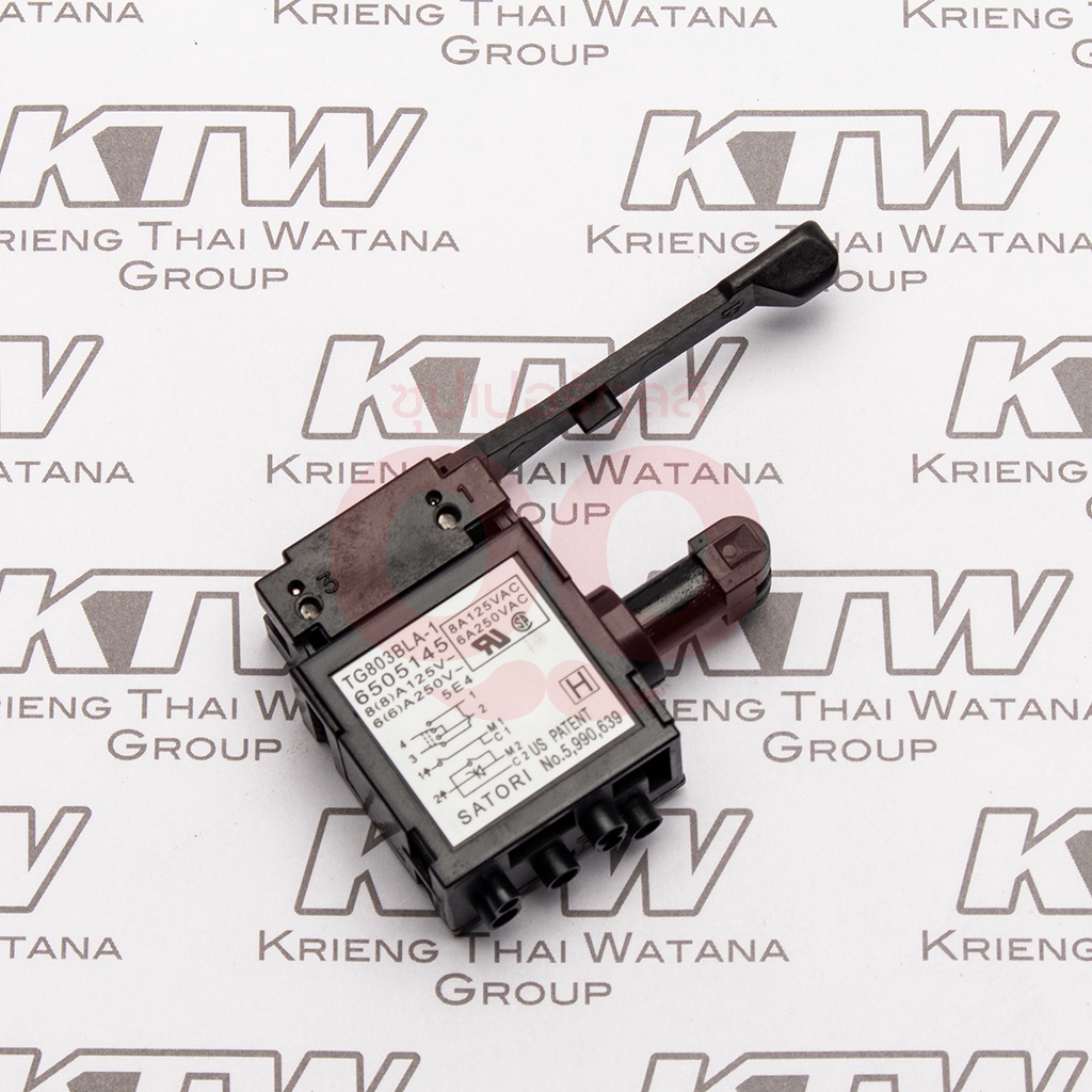 MAKITA มากีต้า MP650514-5 อะไหล่HR-2410#73สวิทซ์เปิด-ปิดTG803BLA-1 NO.73 SWITCH J2MK711X FOR HR2410 