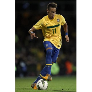Neymar โปสเตอร์ โดยพิมพ์ผ้าไหม # ขนาดเกี่ยวกับ # ของขวัญที่ไม่เหมือนใคร # แผ่น Cdc
