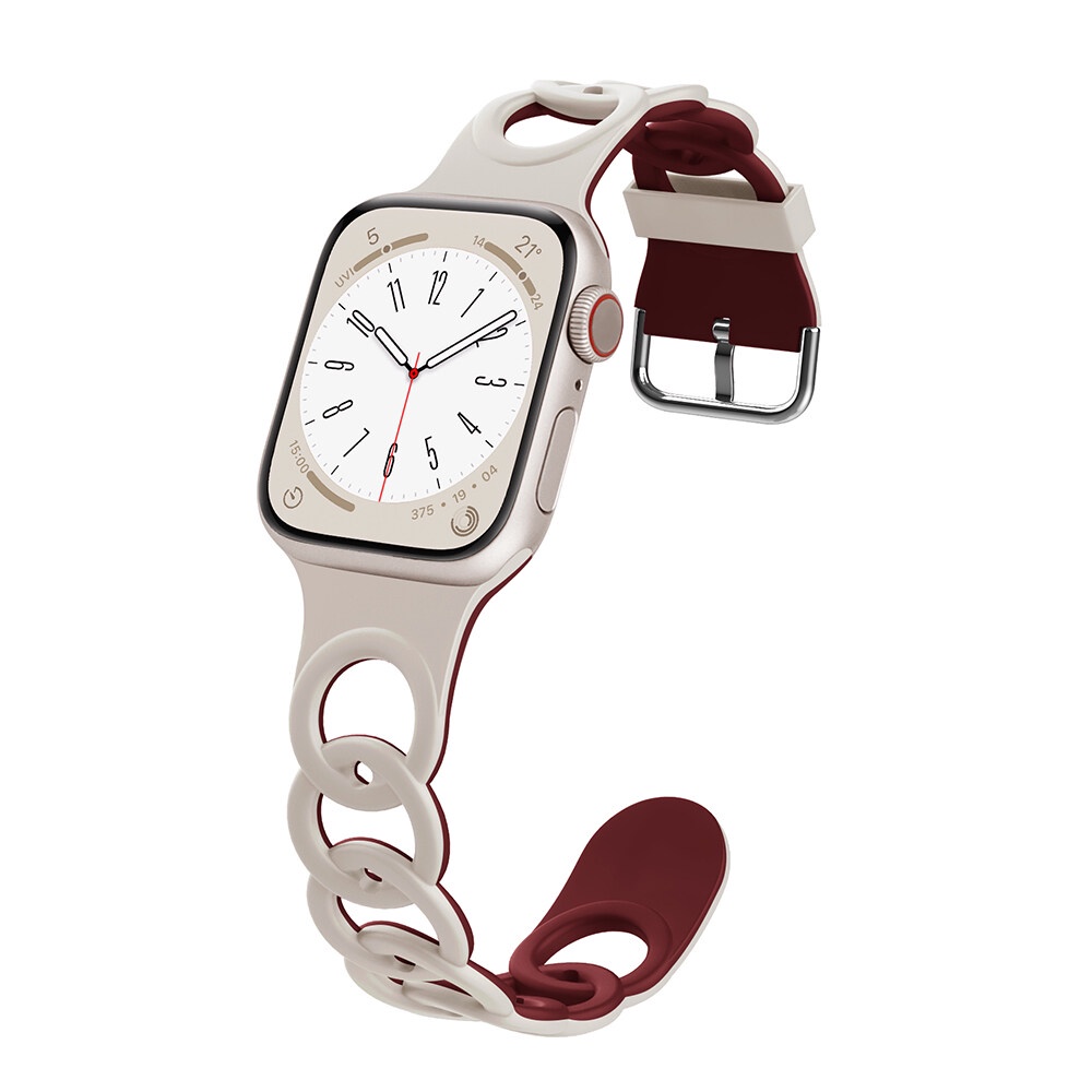 สายนาฬิกาข้อมือซิลิโคน แบบเปลี่ยน สําหรับ Apple watch series 8 7 6 ultra se 49 มม. 45 มม. 44 มม. i watch 5 4 3 2 1 41 มม. 42 มม. 38 มม. 40 มม.