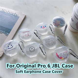 พร้อมส่ง!  สําหรับ Original Pro 6 JBL เคส ฤดูร้อน สไตล์การ์ตูน สําหรับ Original Pro6 JBL เคสหูฟัง แบบนิ่ม