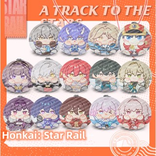 Ag Honkai: พวงกุญแจ จี้ตุ๊กตาการ์ตูนอนิเมะ Star Rail Bailu March 7th สําหรับห้อยกระเป๋า