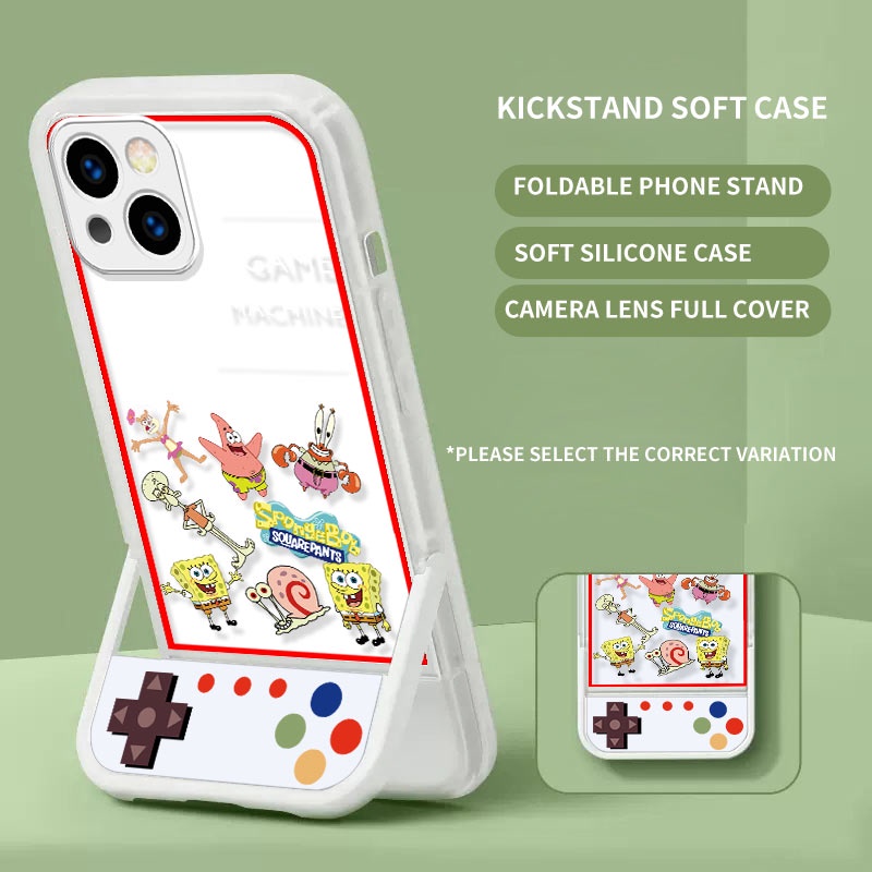 ปลอกขาตั้งสําหรับ Vivo Y02 V27e Game Machine Soft Case | ZJ A035