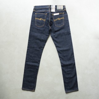 *Long John Twill Rinsed ยีนส์ผ้าดิบแช่น้ำ ทรงสกินนี่ Nudie ของแท้ 100%