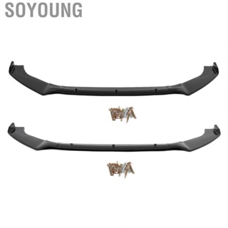 Soyoung 3pcs Front Bumper Splitter Lip For Volkswagen Golf MK7 MK7.5 GTD R 2013-2020