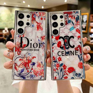 เคสมือถือ ลายดอกไม้ สําหรับ Samsung S21 S22 S23 Plus Ultra A13 A53 A14 A24 A34 A54