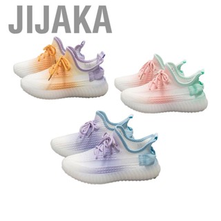 Jijaka Women Daily Mesh Shoes  Gradient Color Women Mesh Shoes Breathable  for Party for Lady